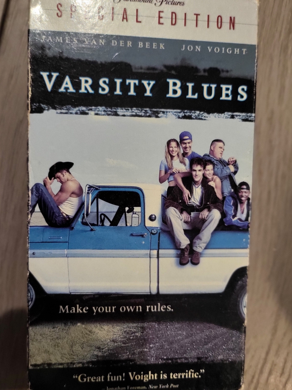 Varsity Blues Special Edition VHS 1999 James Van Der Beek Paul Walker